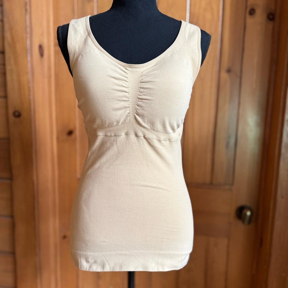 CONTORLY Cami Shaper Classic Beige Nude Shapewear Tank XXXL 3XL - Picture 3 of 17